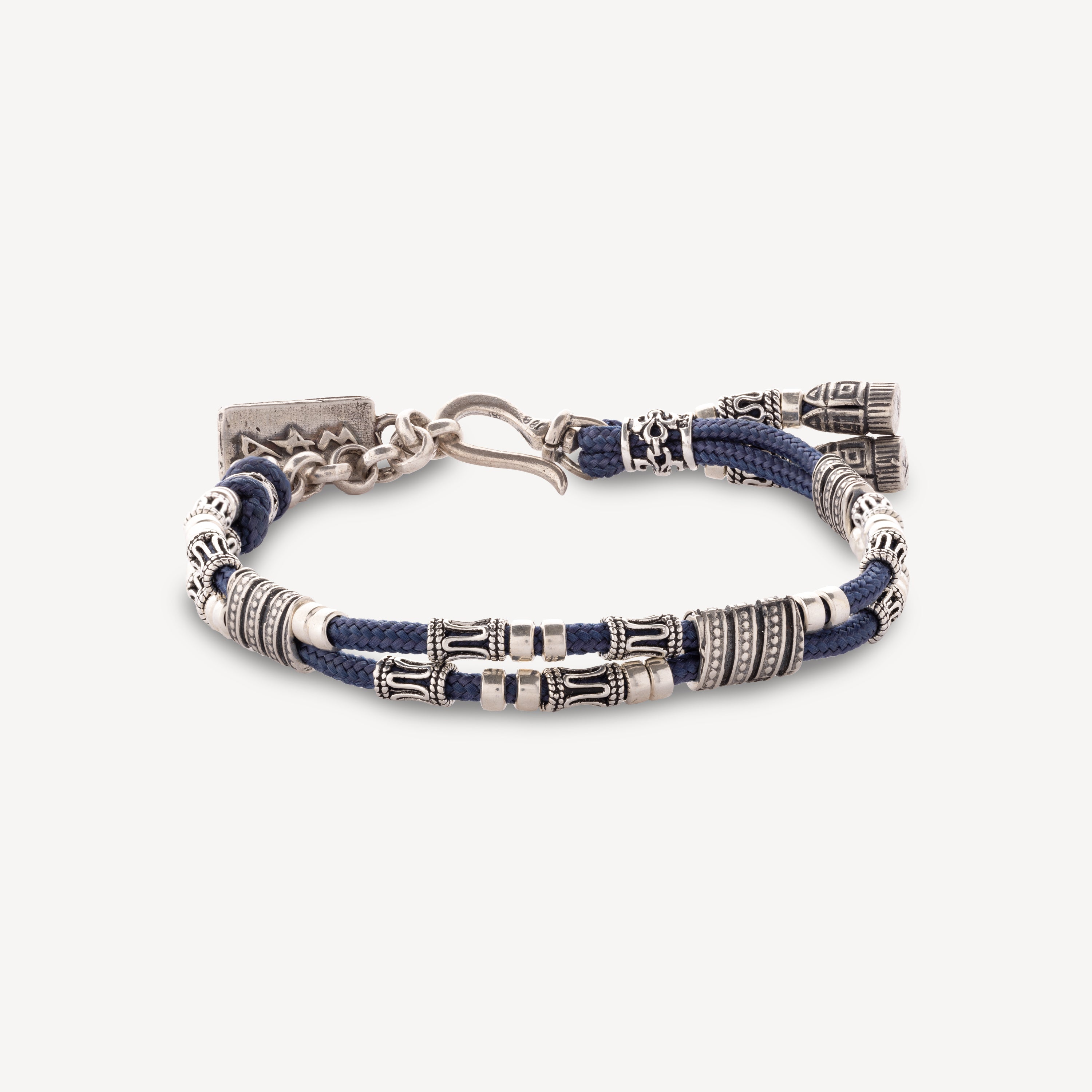 elie simple tour bracelet navy blue