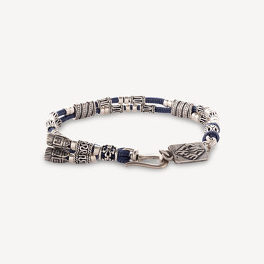 elie simple tour bracelet navy blue