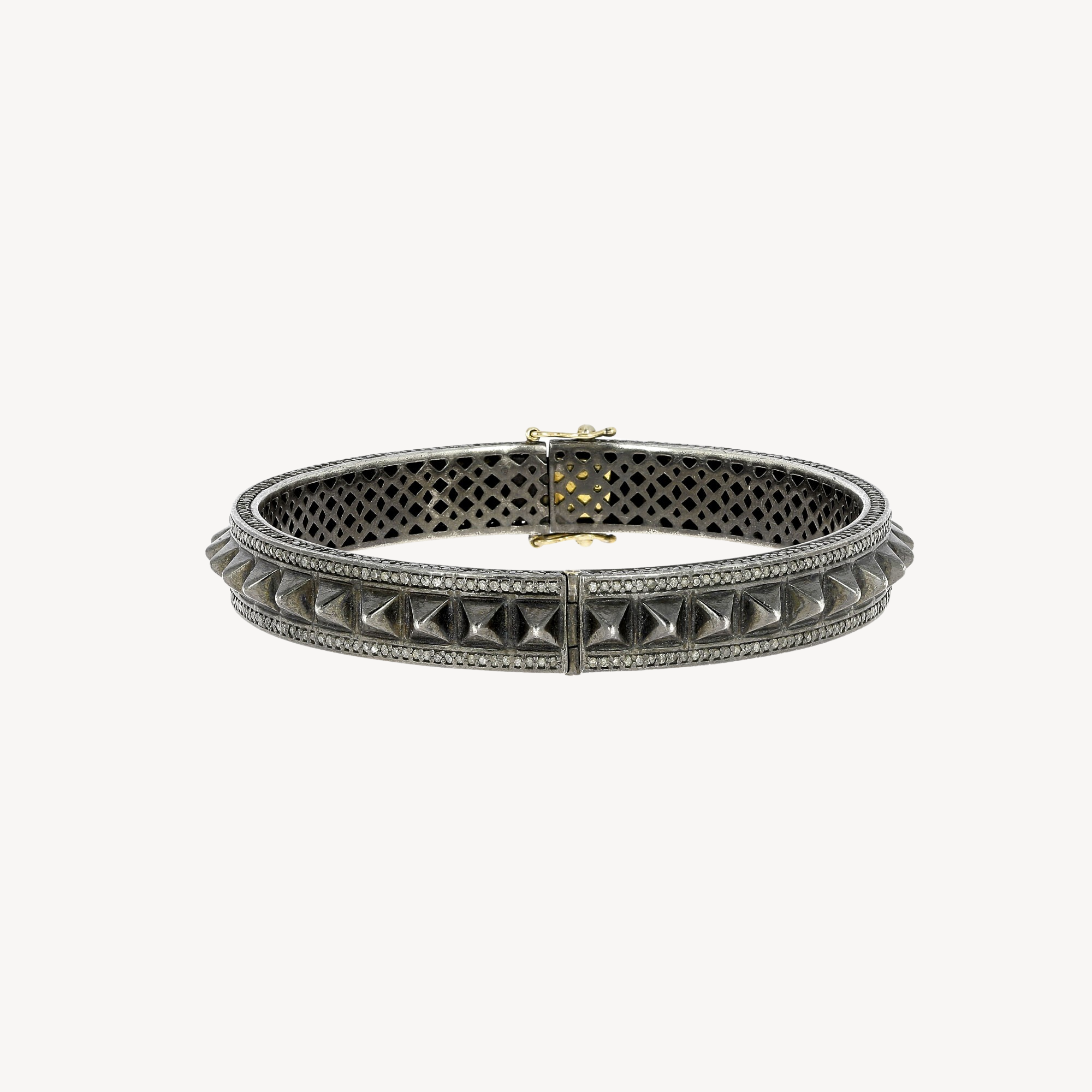 Bracelet Gem Palace Spike Silver Diamonds