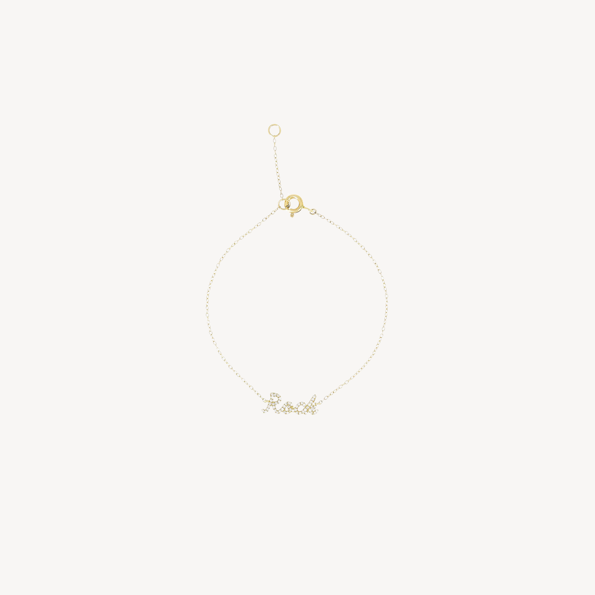 Rock bracelet Yellow gold