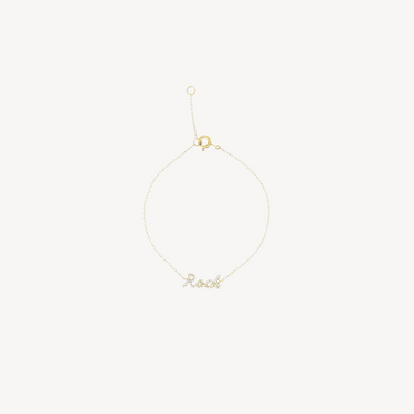 Rock bracelet Yellow gold