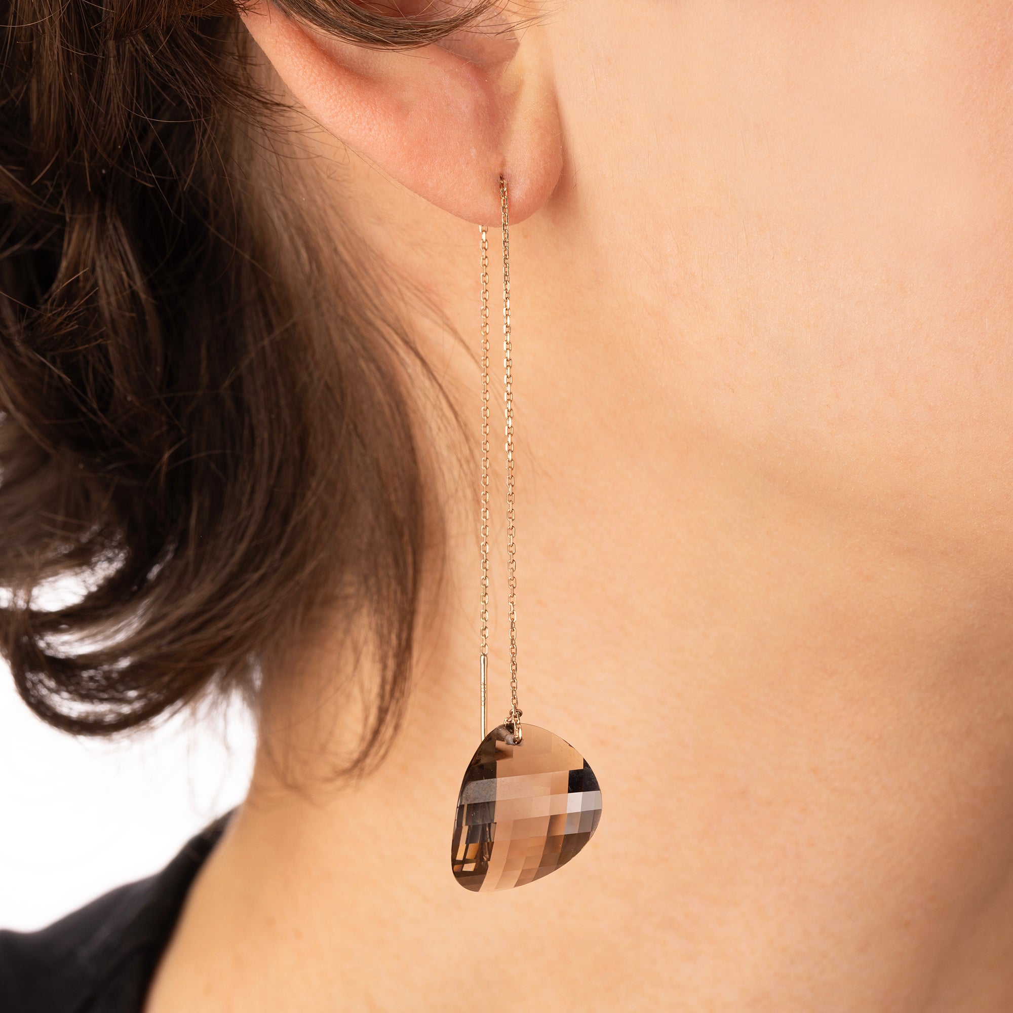 Smoky Quartz earrings