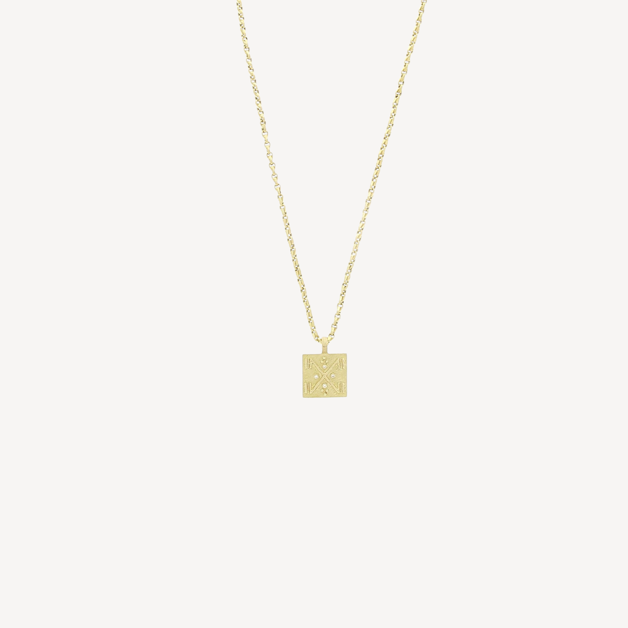 Azeg yellow gold necklace