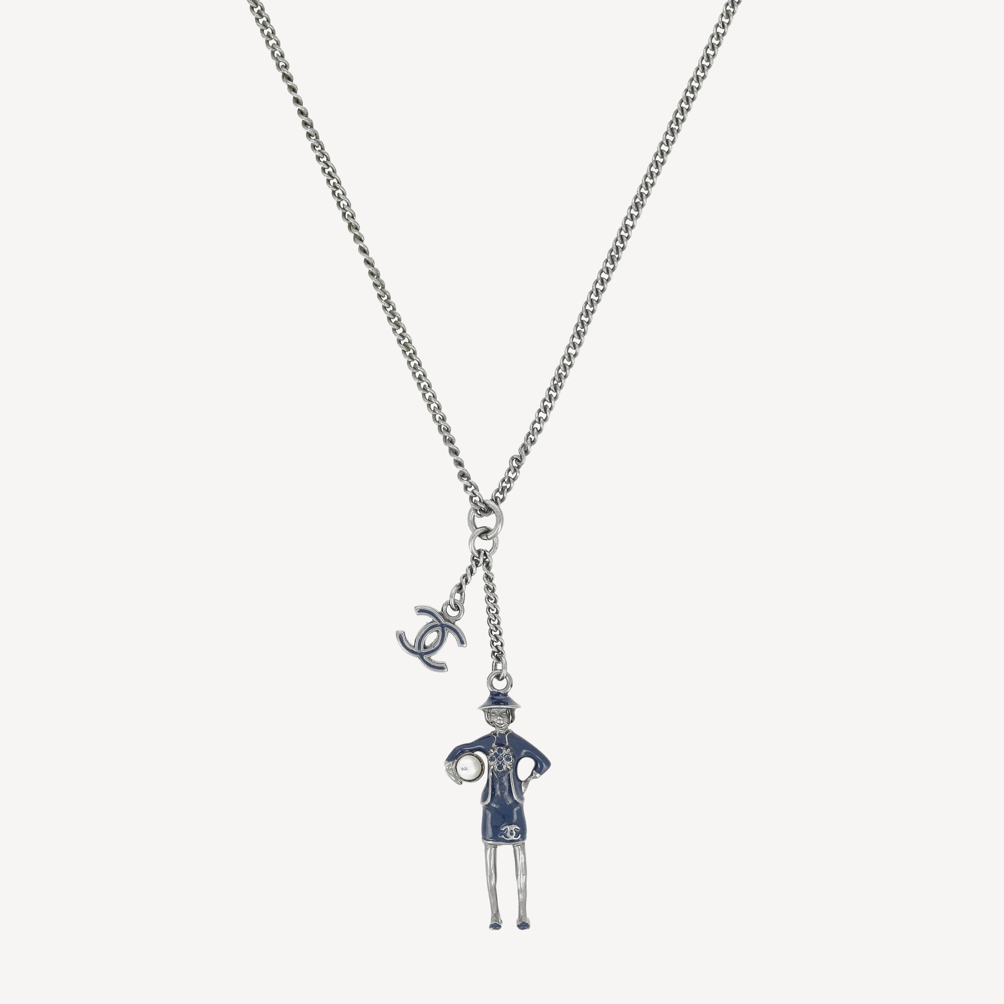 Chanel Character Necklace Metal & Enamel