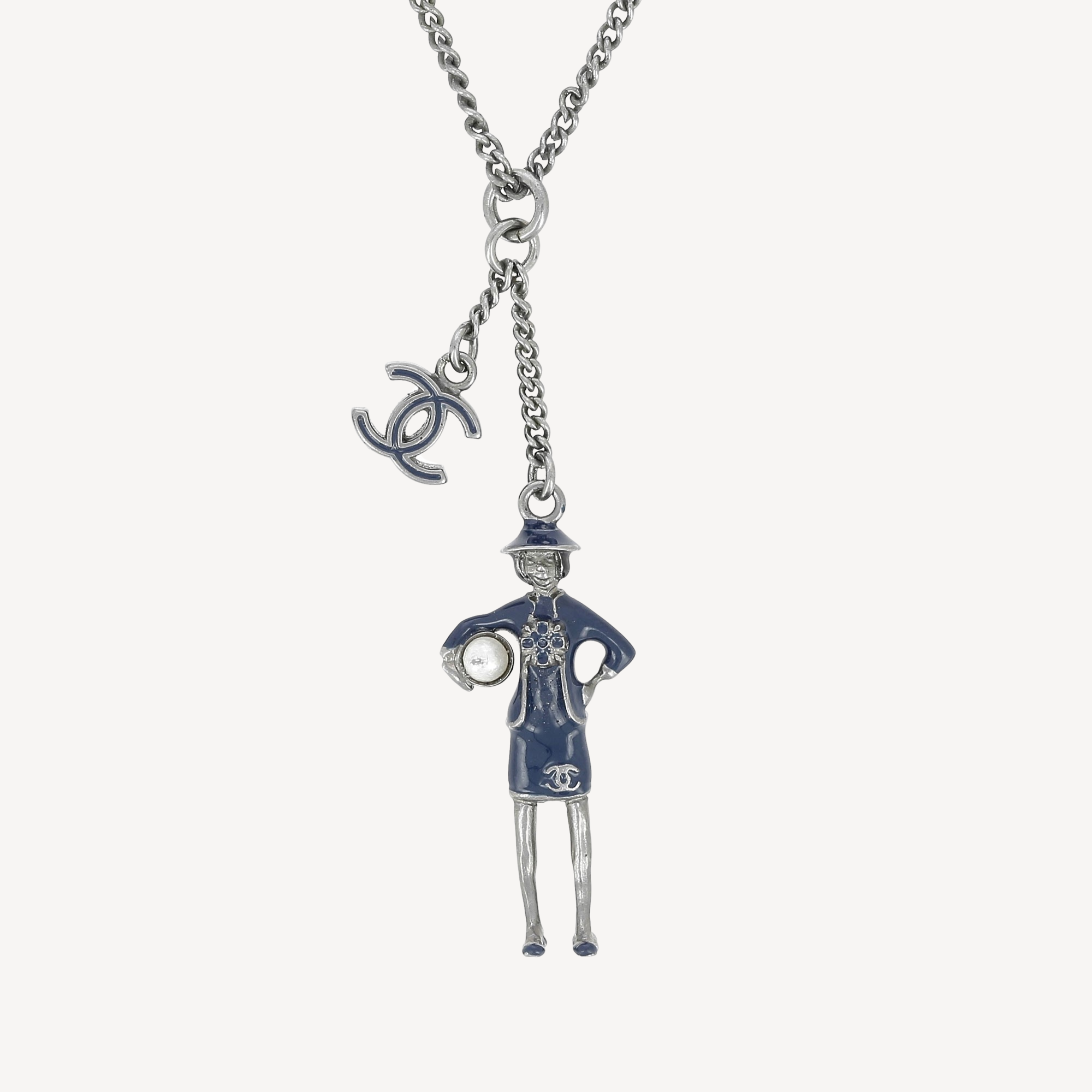 Chanel Character Necklace Metal & Enamel