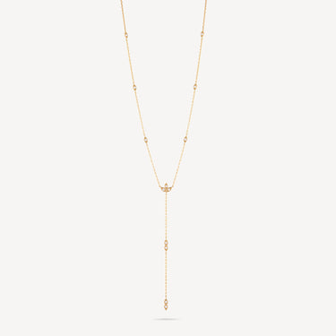 Indy necklace Yellow gold Diamonds