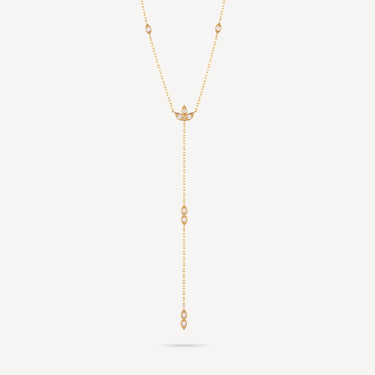 Indy necklace Yellow gold Diamonds