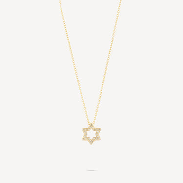 Magen David Full Diamonds Necklace