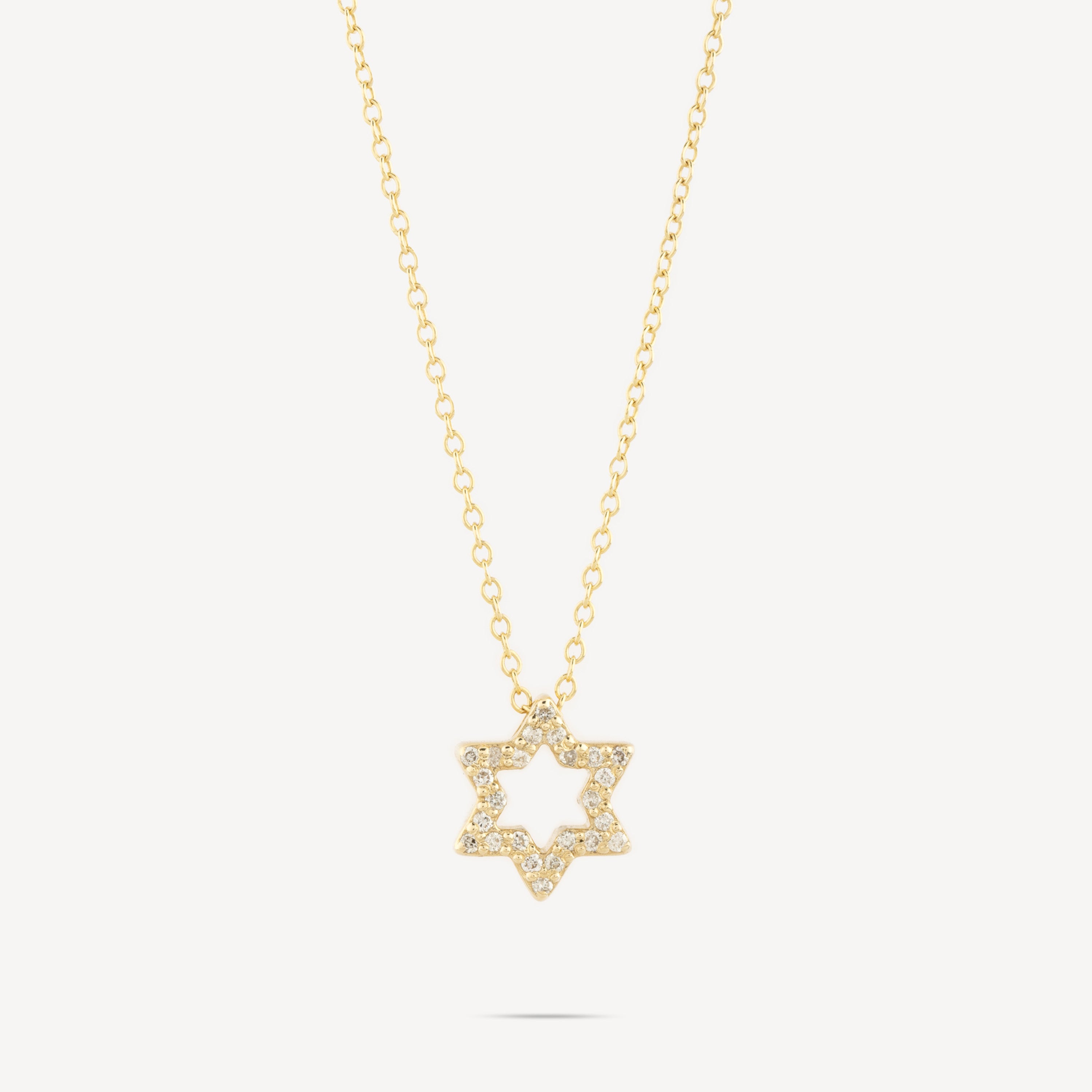 Magen David Full Diamonds Necklace