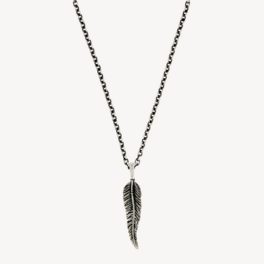 Silver Feather Necklace