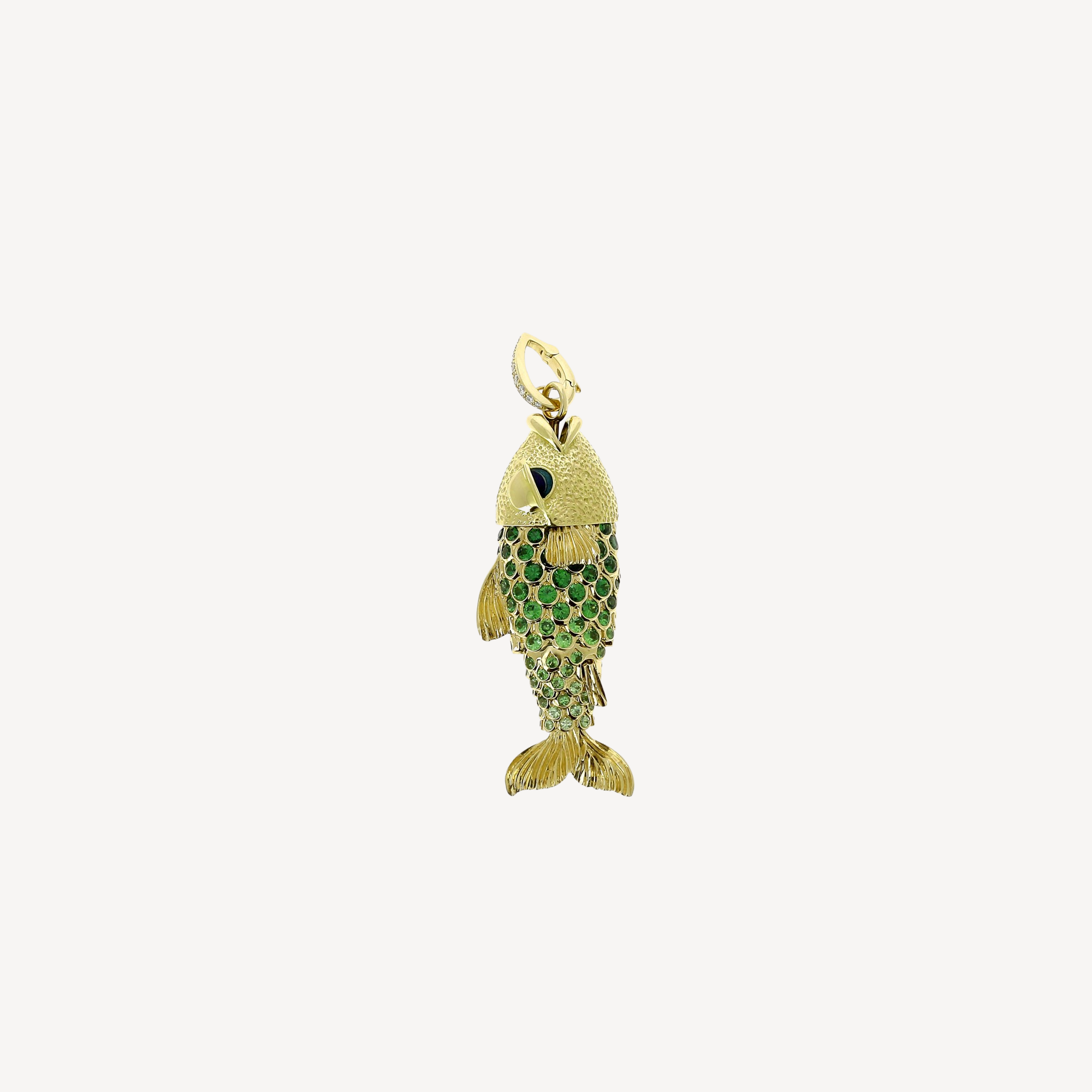 Green Fish Necklace