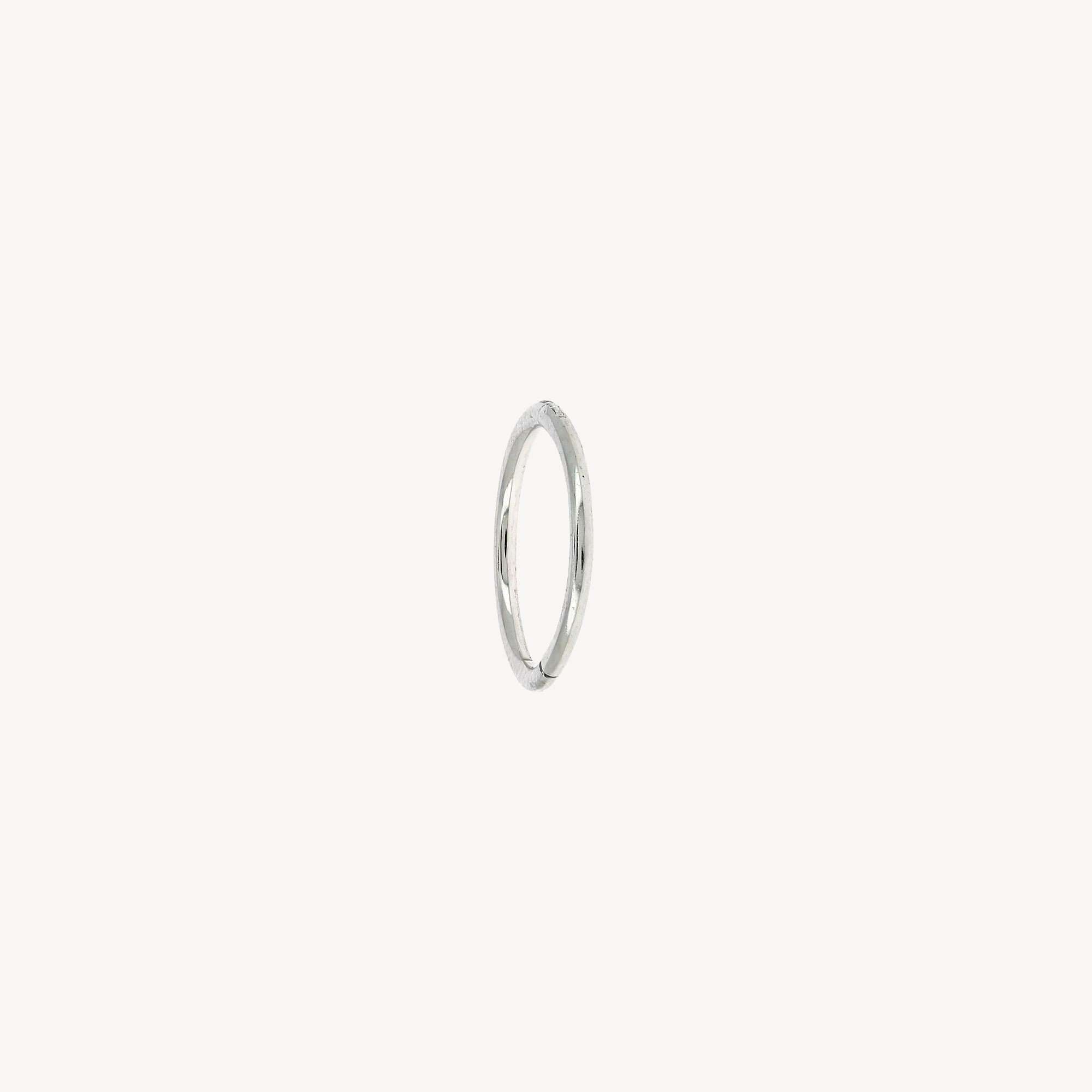 Piercing Hoop 11mm White Gold