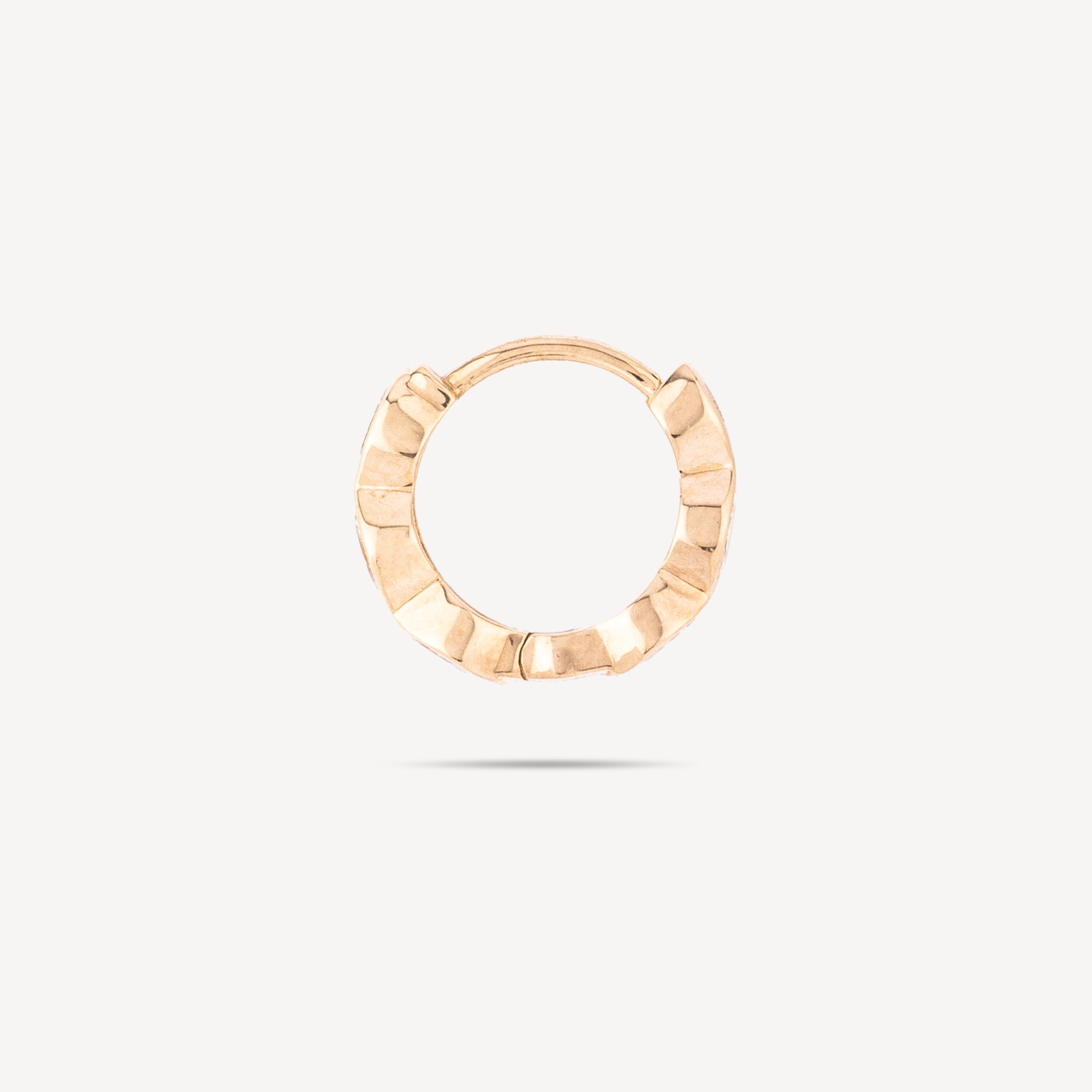 Piercing Hoop 16mm marquise 4x2mm Rose Gold