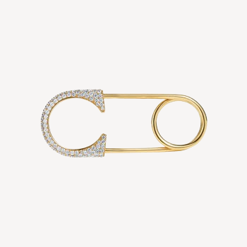 Safety Pin Diamonds ring