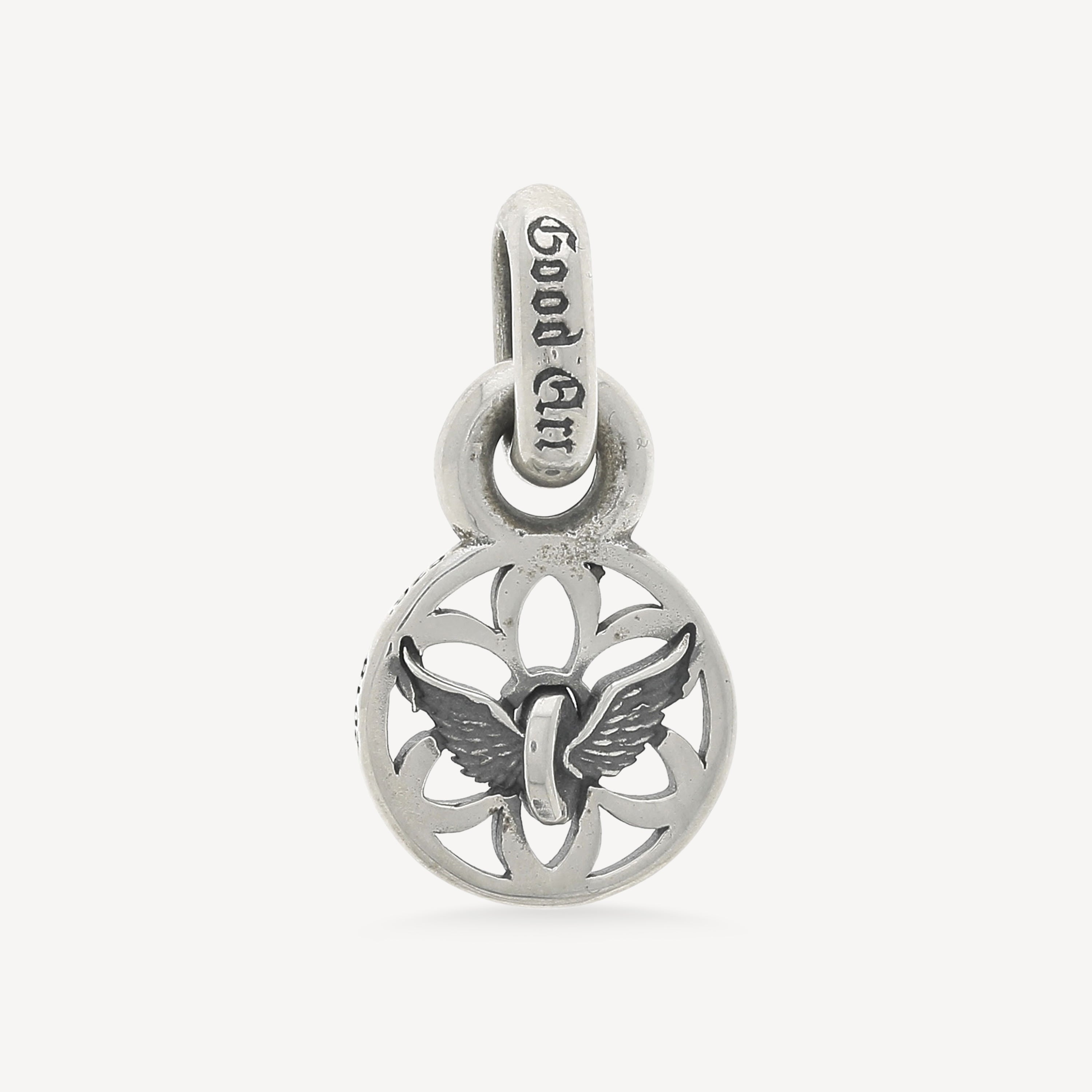 Road Way Wheel and Wings pendant