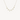 Half Diamond Shaker necklace Yellow gold