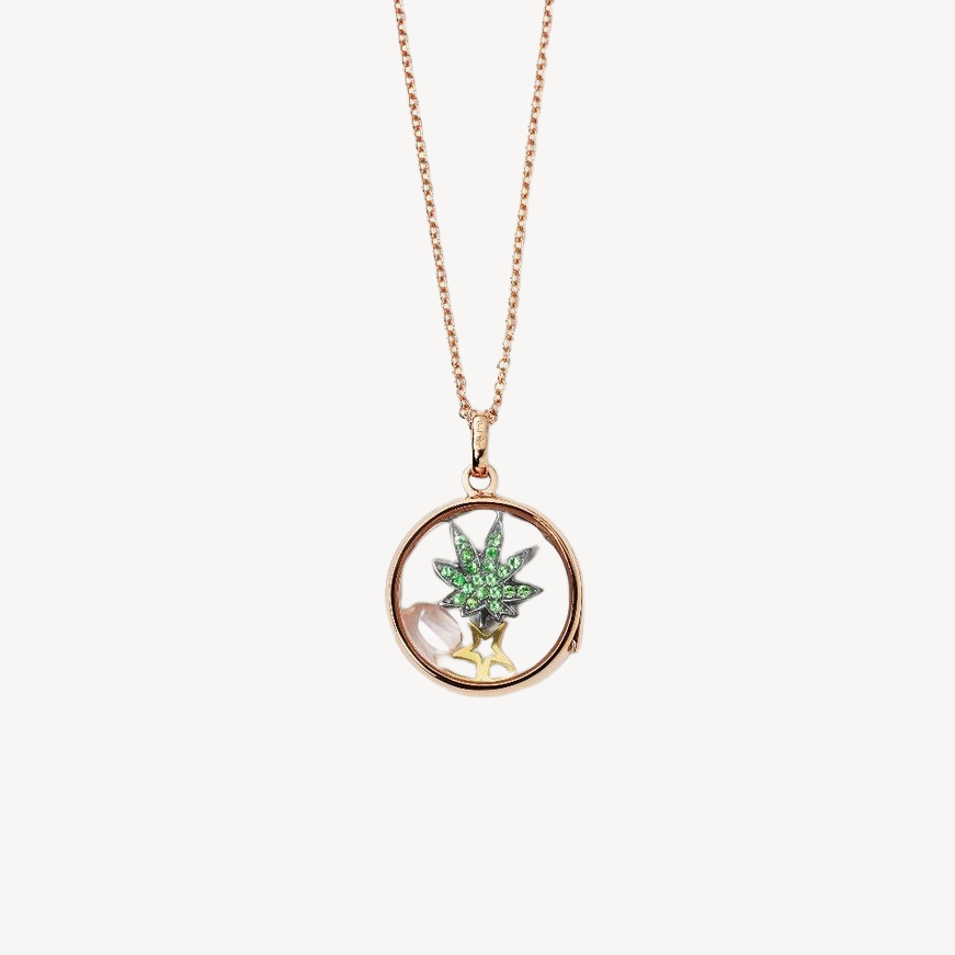 Charm Hemp Leaf