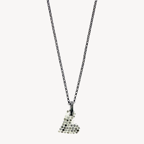 Icy Grey Diamonds necklace