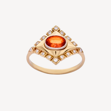 Jagged Rhombus ring