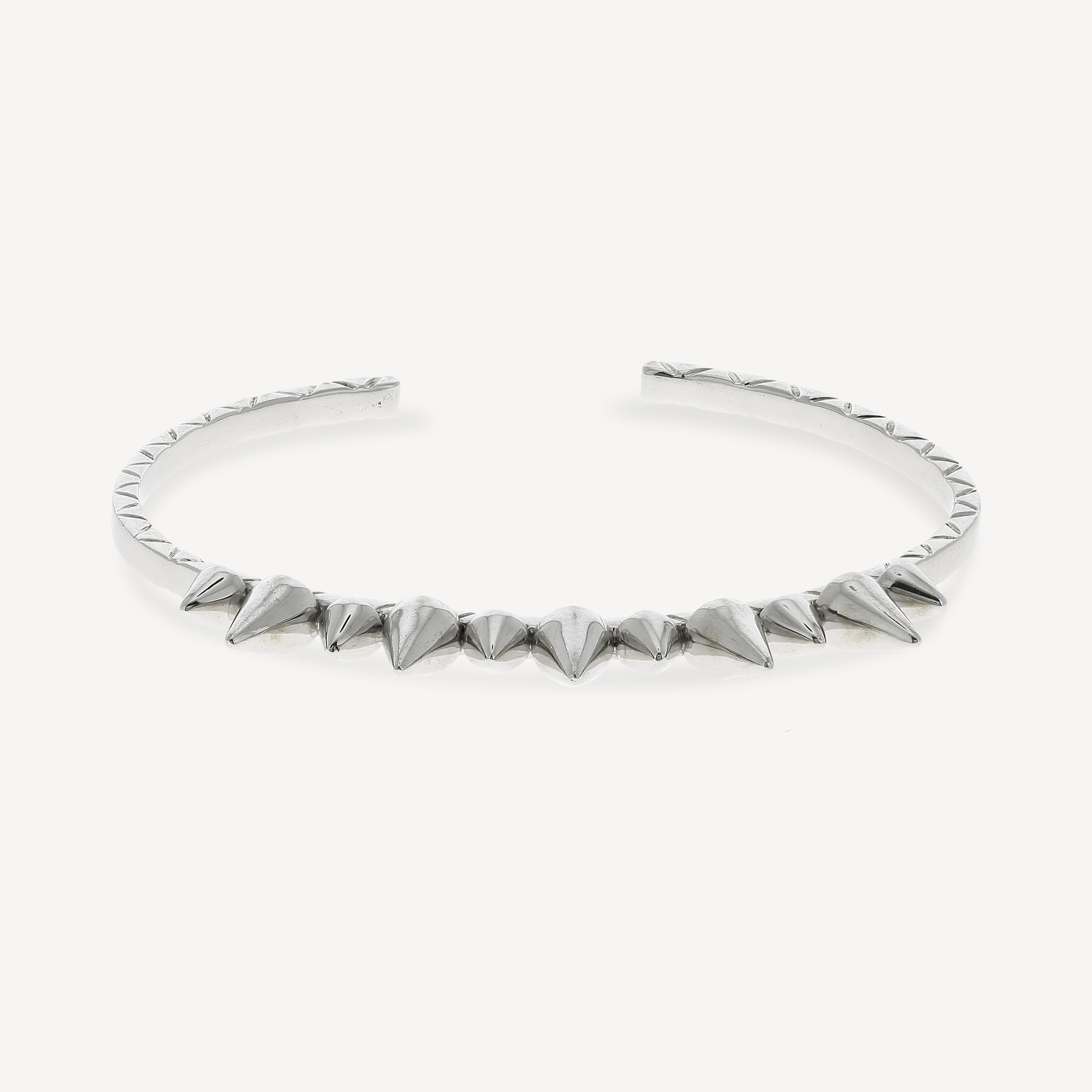 Spike Silver Bracelet