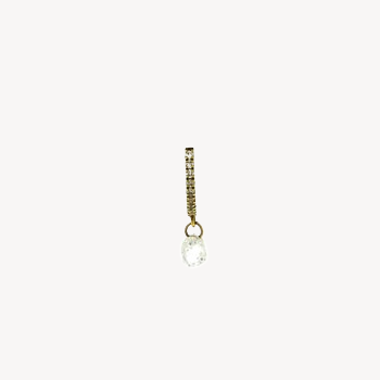 Earring Lightly Briolette Yellow Gold