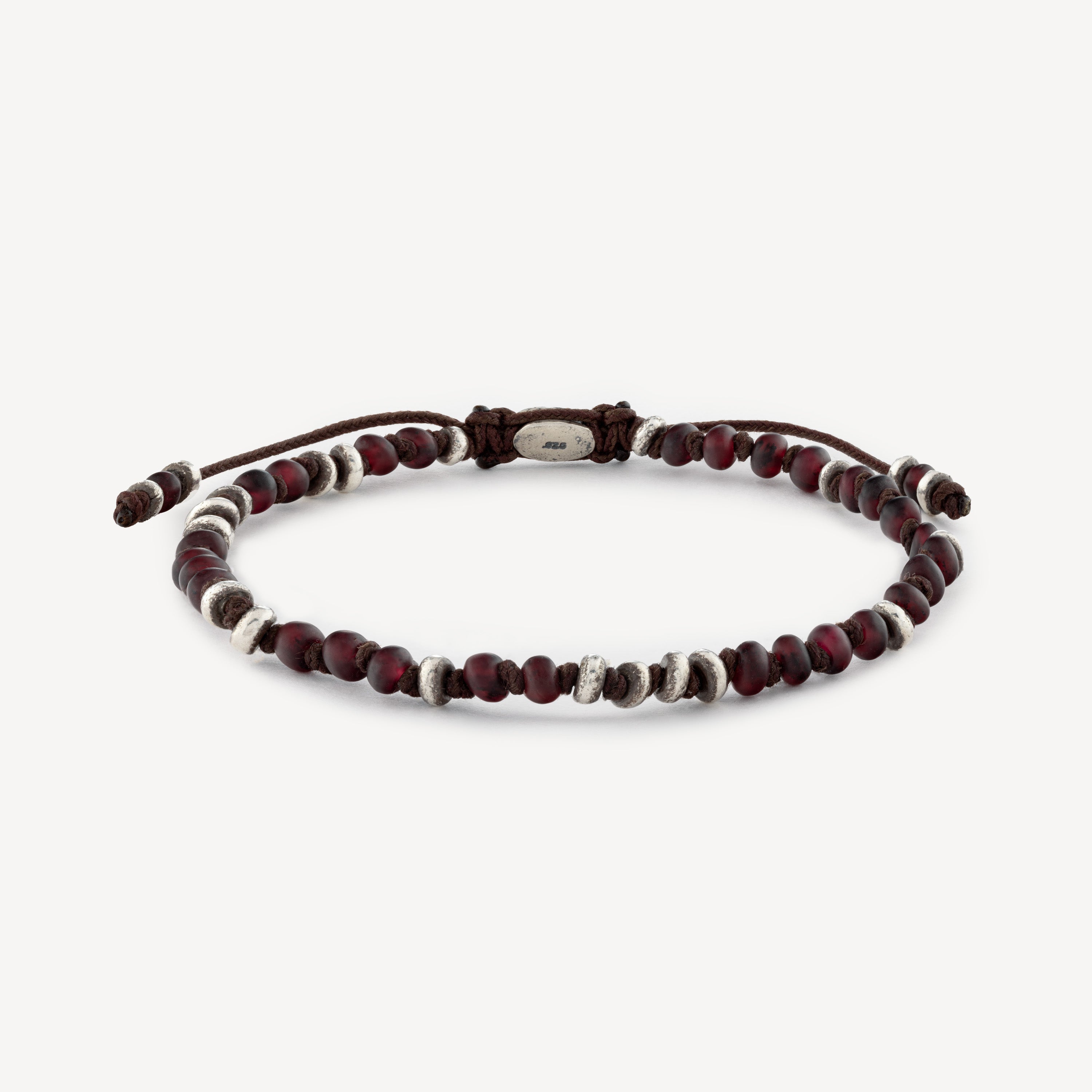 Prune Templar Stone and Silver Bracelet