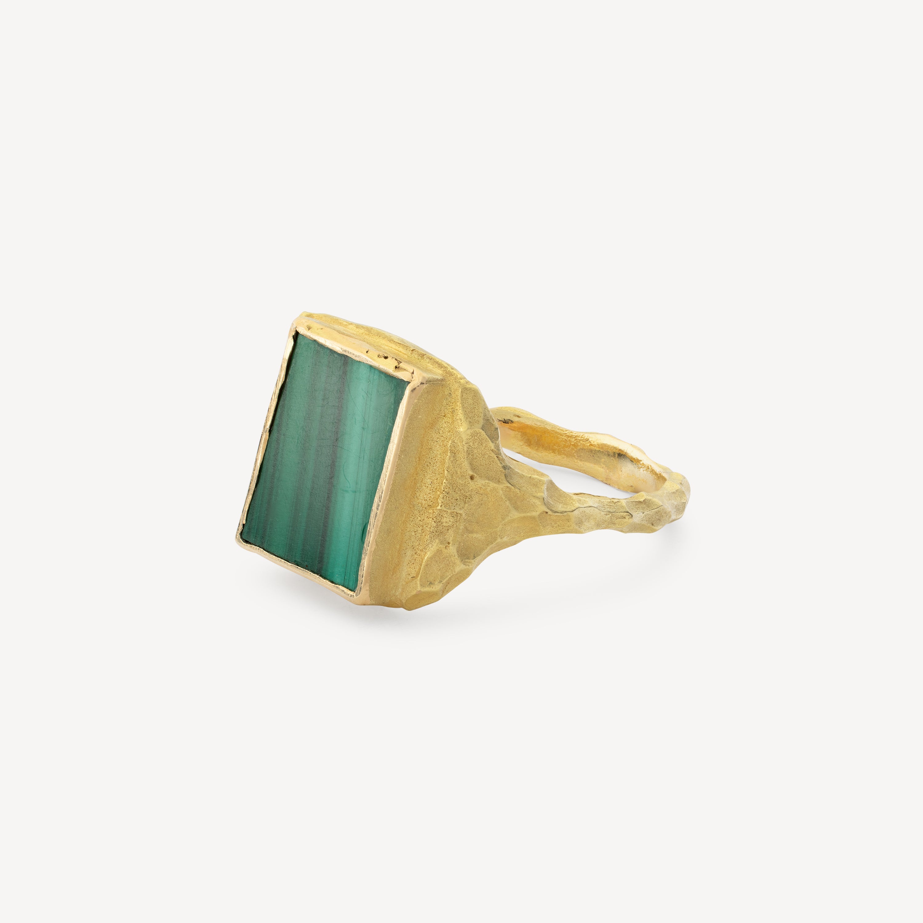 Malachite Signature ring