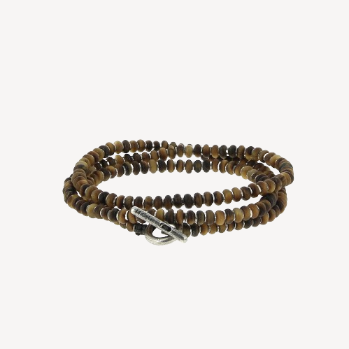 The Matte Tiger Eye Axis Bracelet