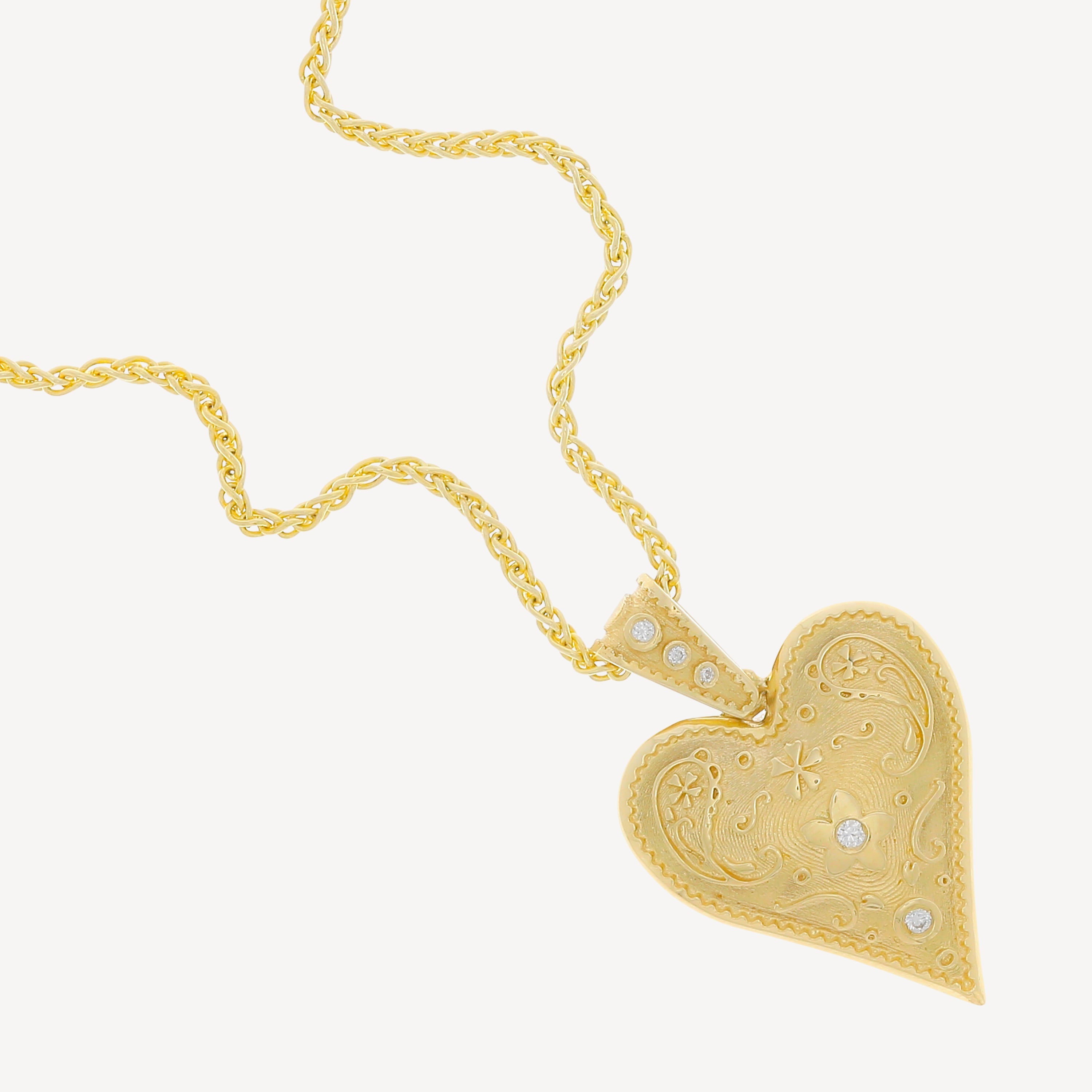 Medium Southwestern Heart necklace