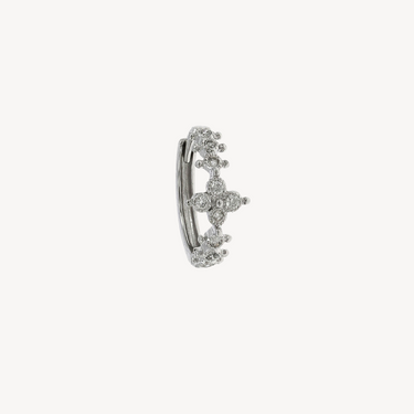 Earring Mini Darling Flower White Gold