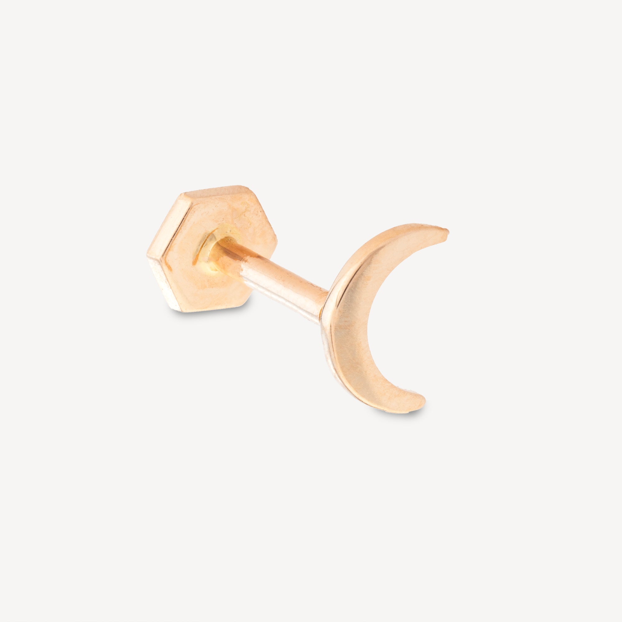 Piercing 8mm Moon Rose Gold