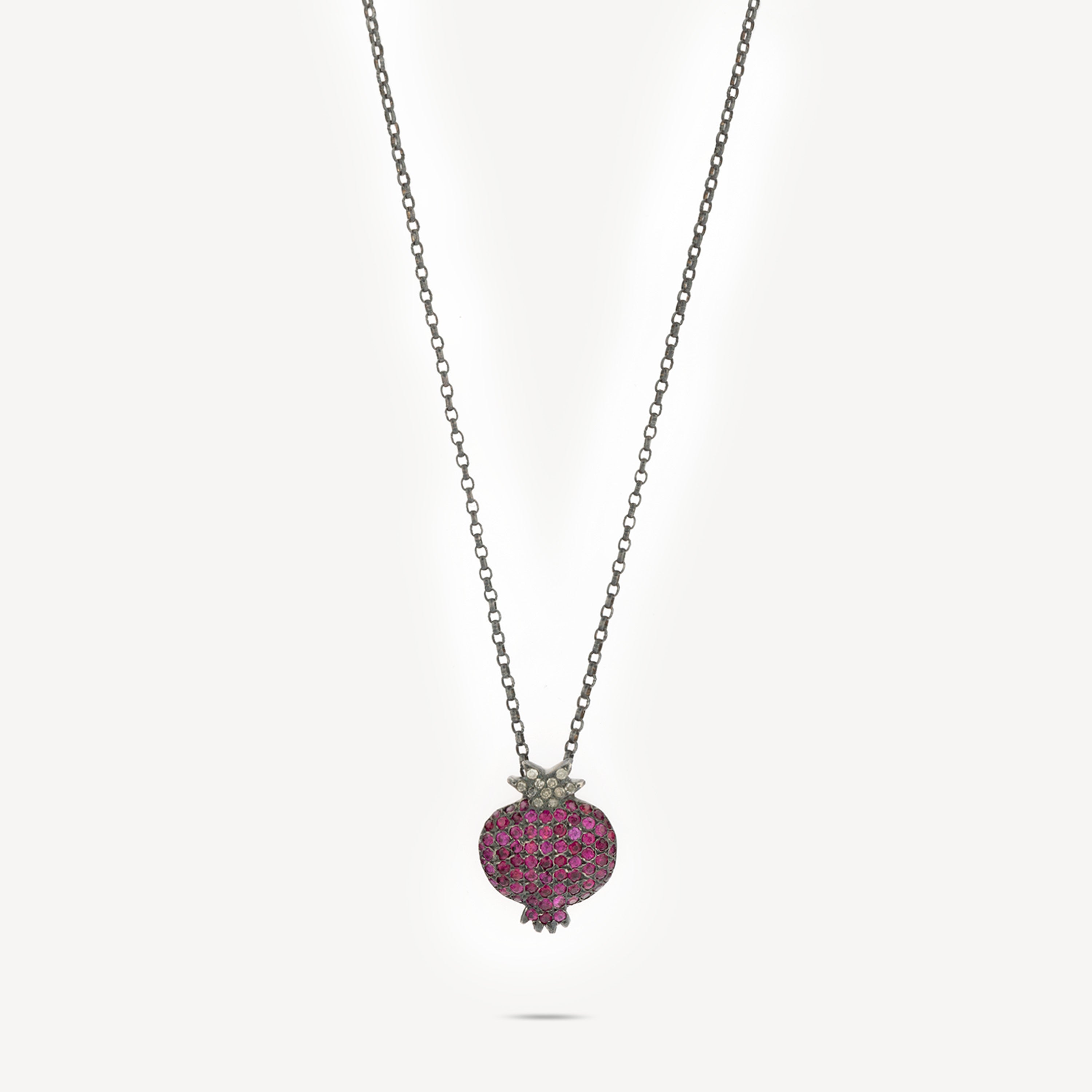 Ruby Pomegranate Necklace