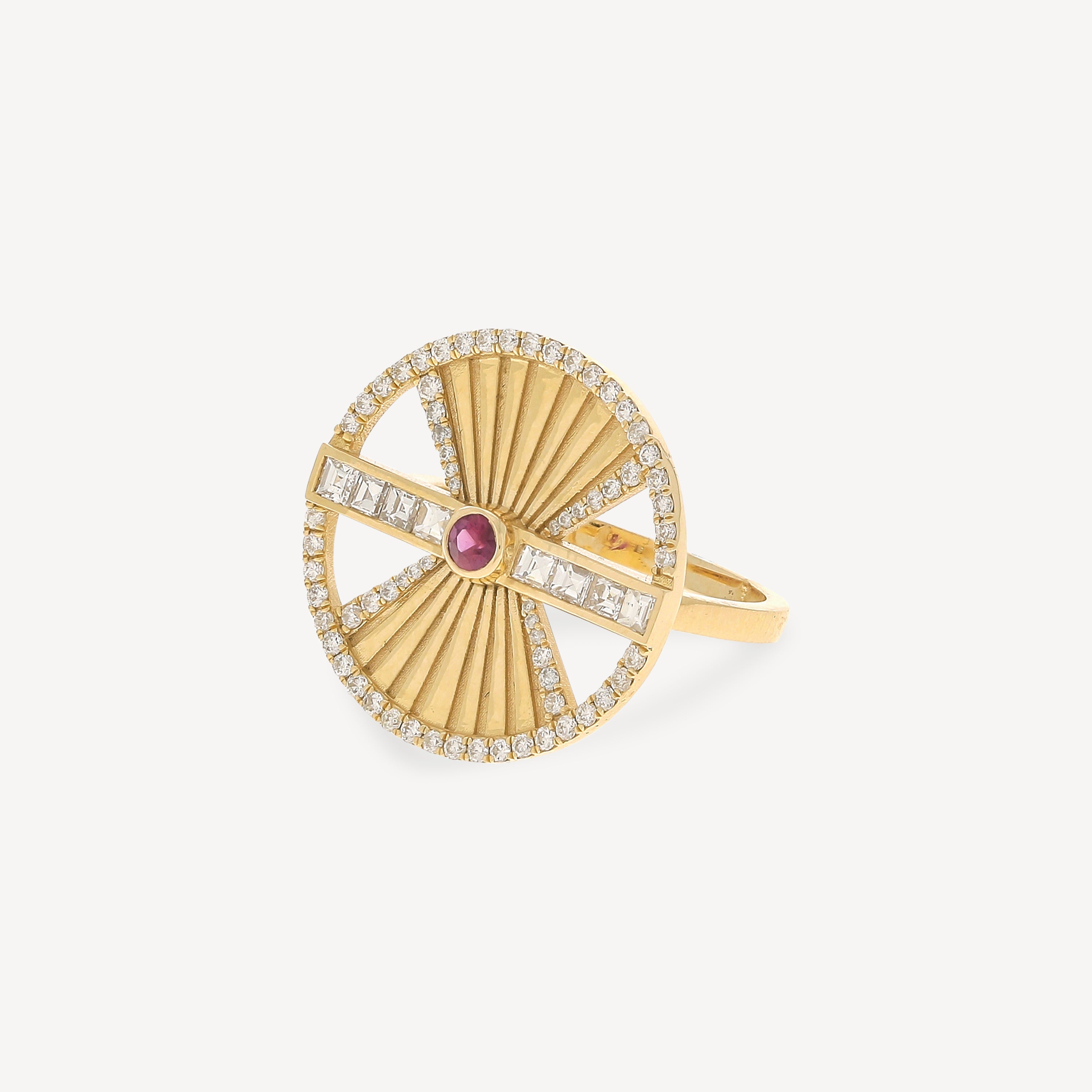 Crepuscular ring Rose Gold