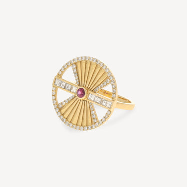 Crepuscular ring Rose Gold