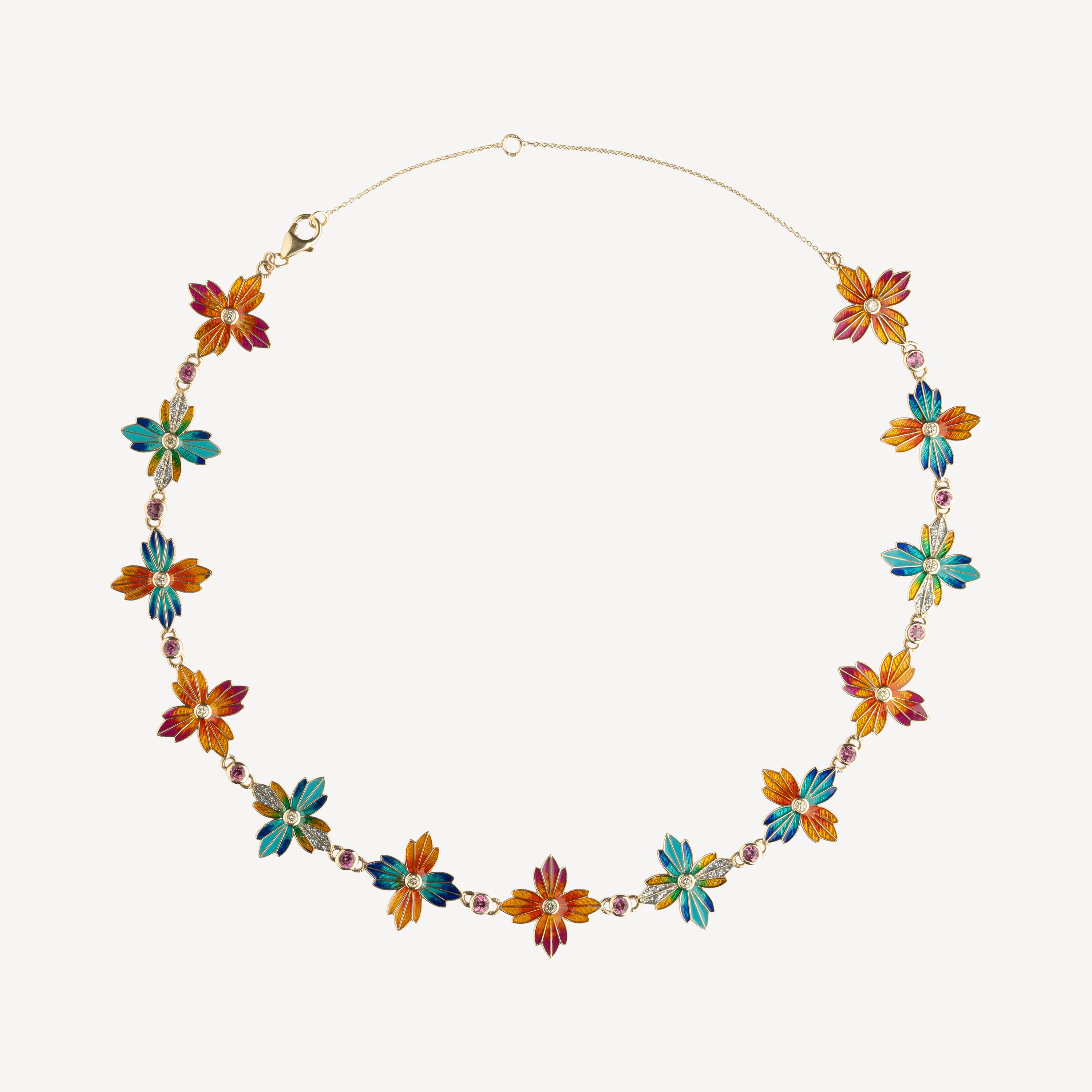 Royal Magic Flower necklace