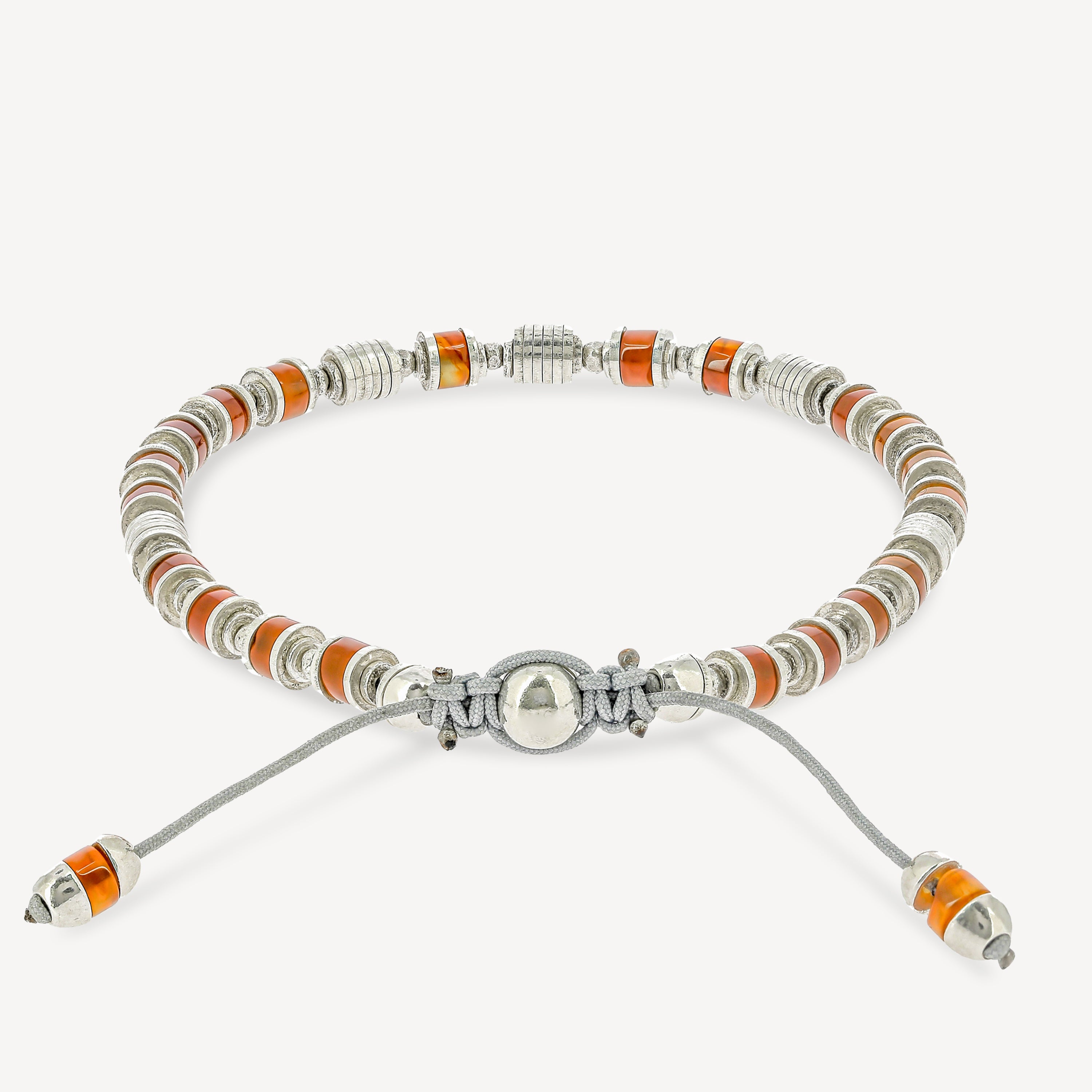 Saguaro Silver Citrine Gemstone Bracelet