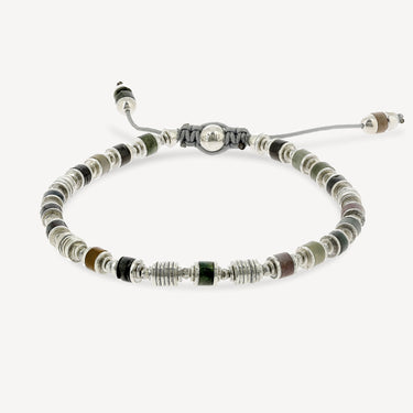 Saguaro Silver India Agate Gemstone Bracelet