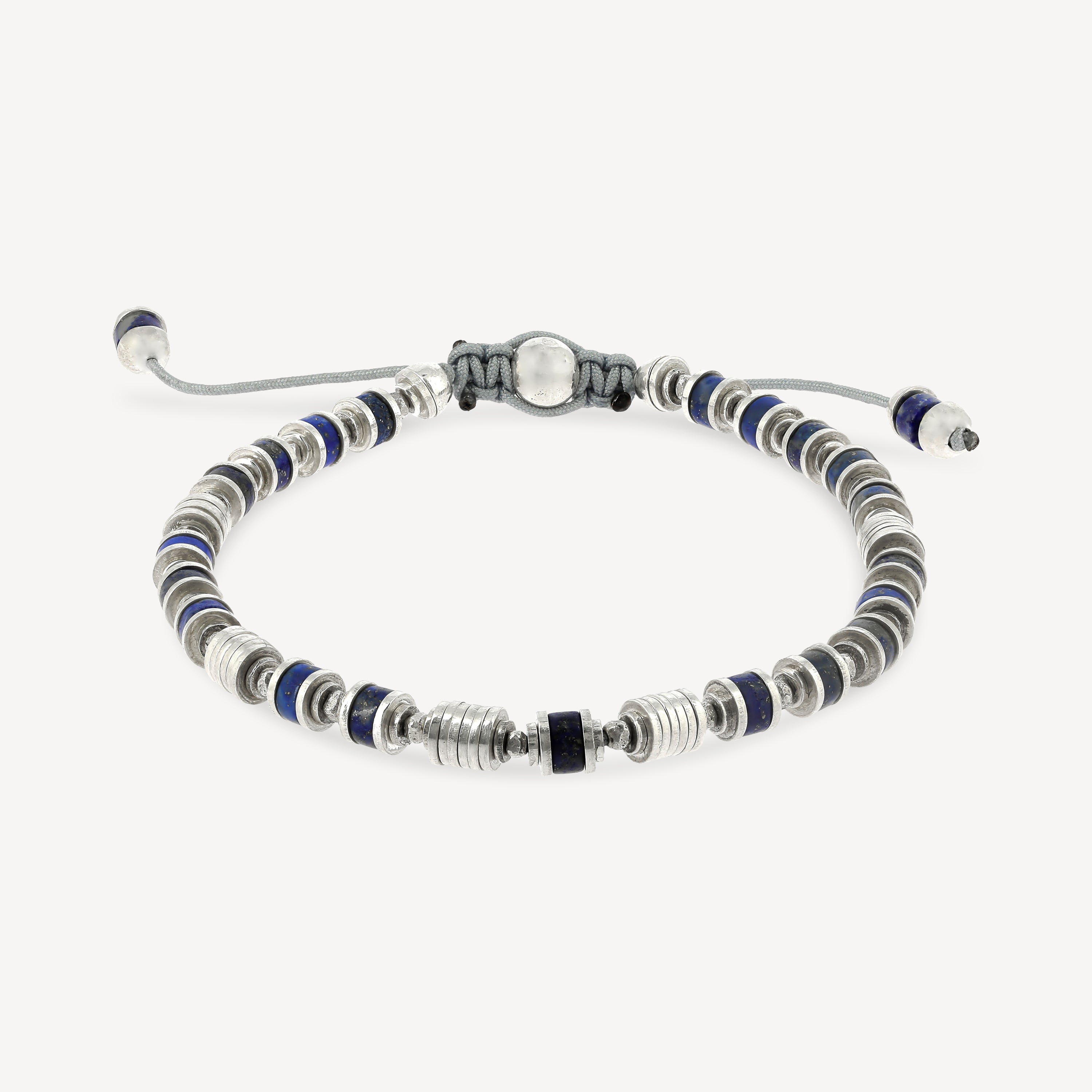 Saguaro Silver Lapis Gemstone Bracelet