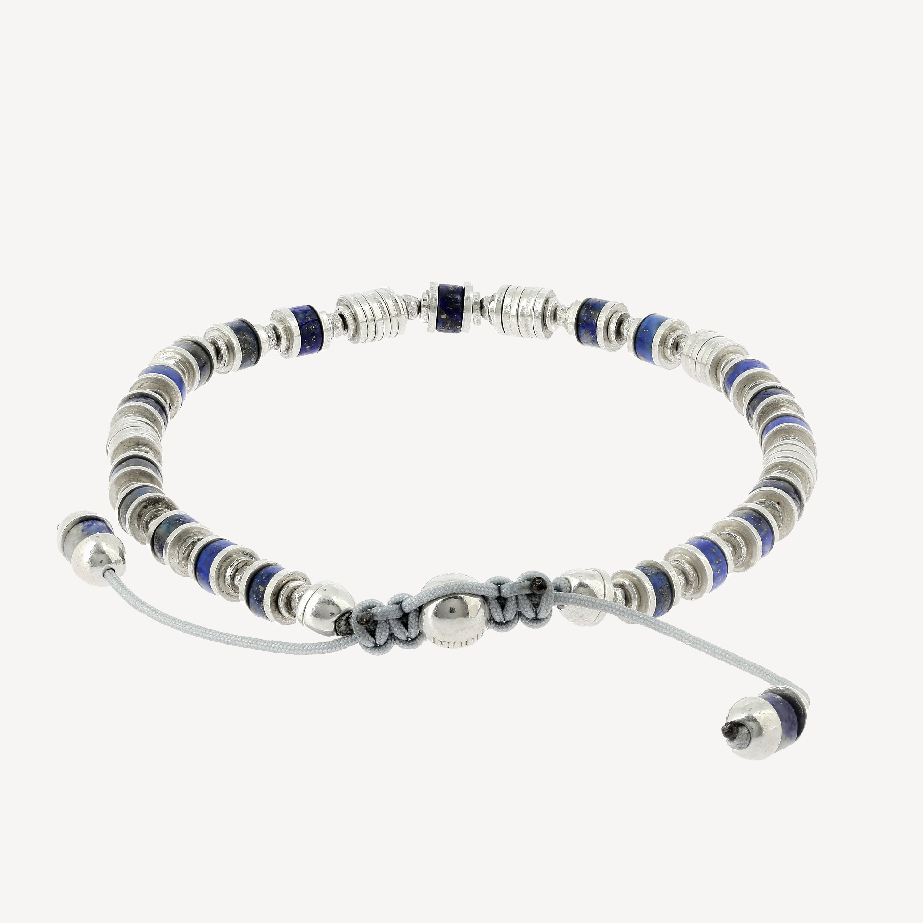 Saguaro Silver Lapis Gemstone Bracelet