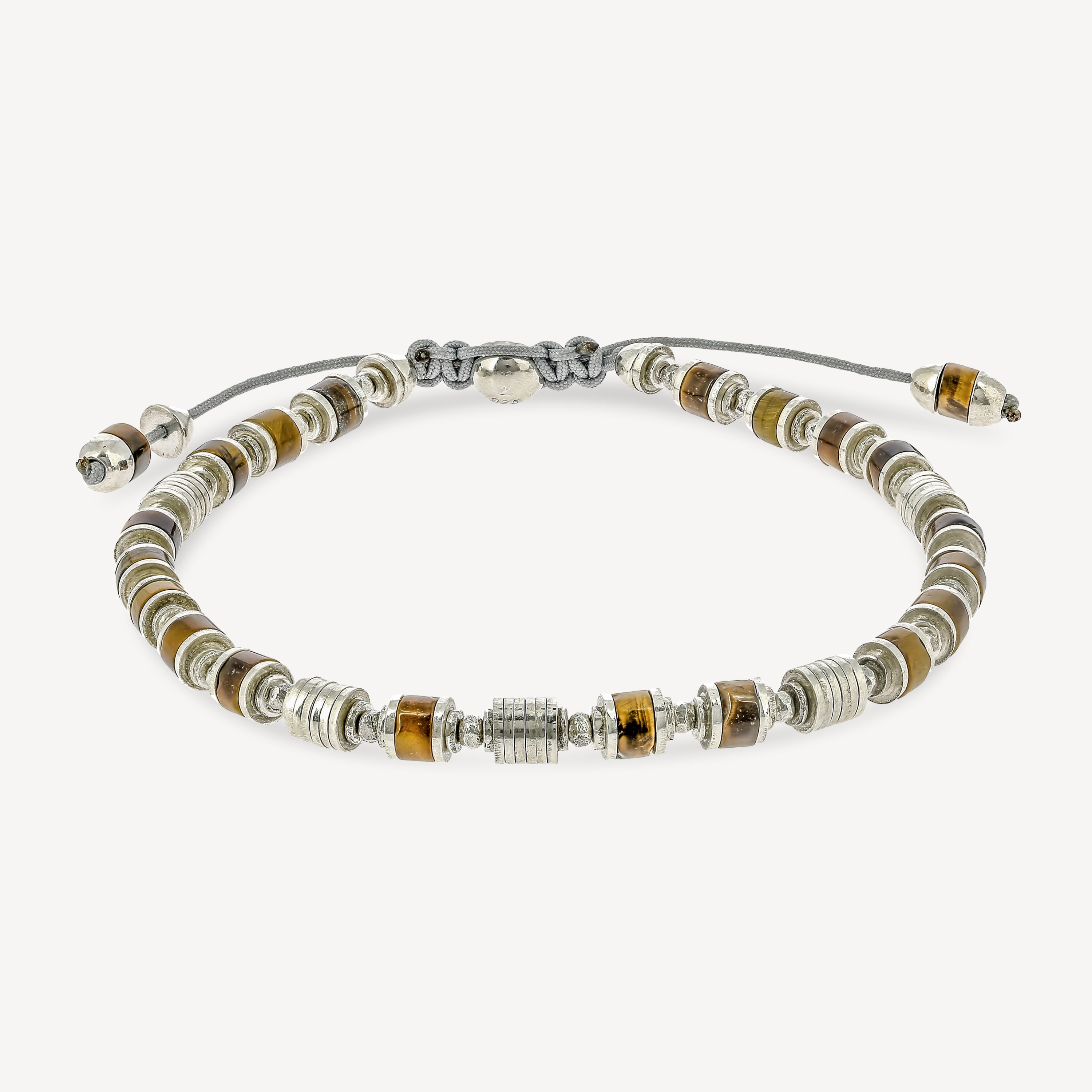 Saguaro Silver Tiger Eye Gemstone Bracelet