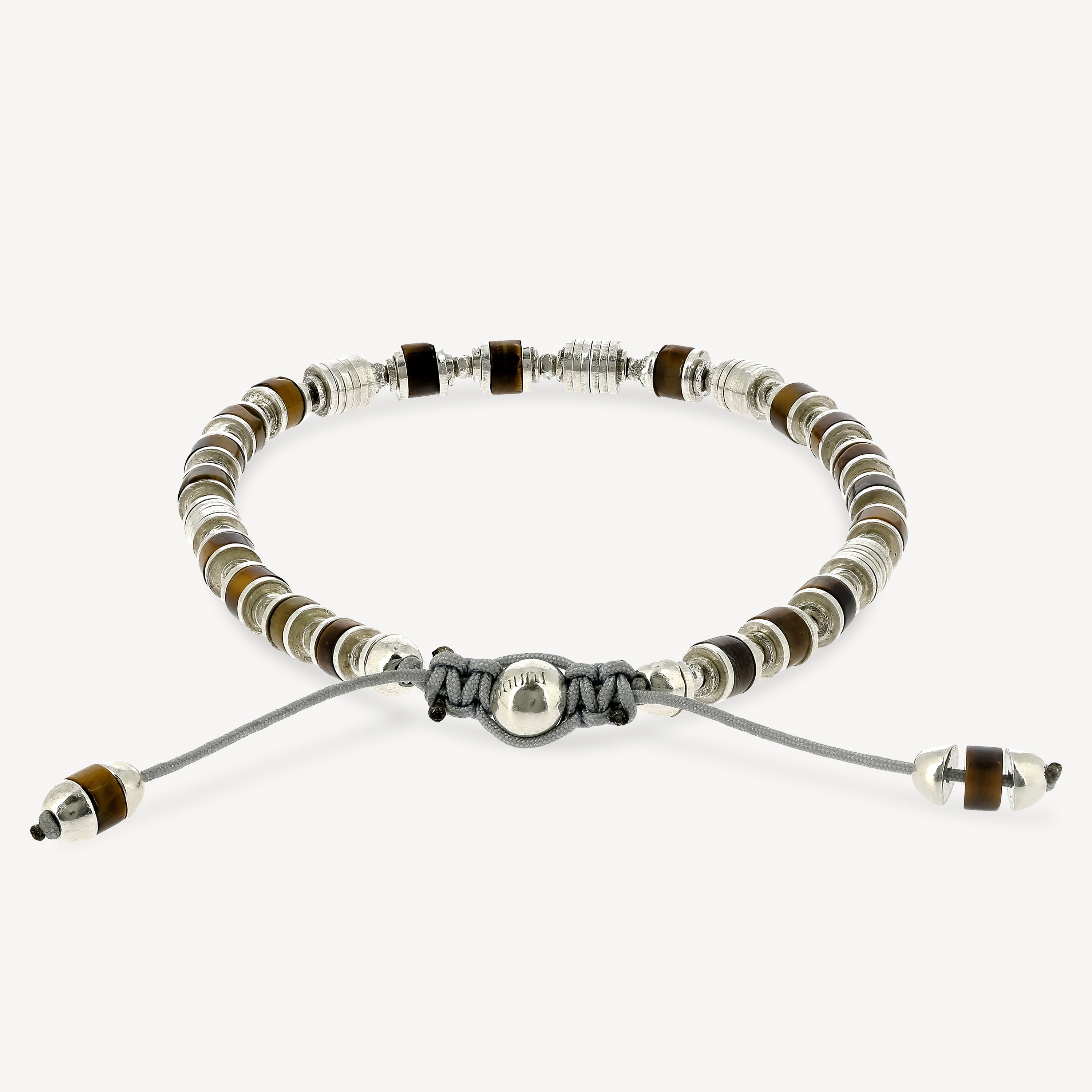 Saguaro Silver Tiger Eye Gemstone Bracelet