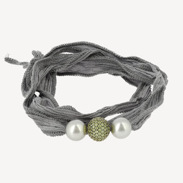 Multi Tour Bracelet Green