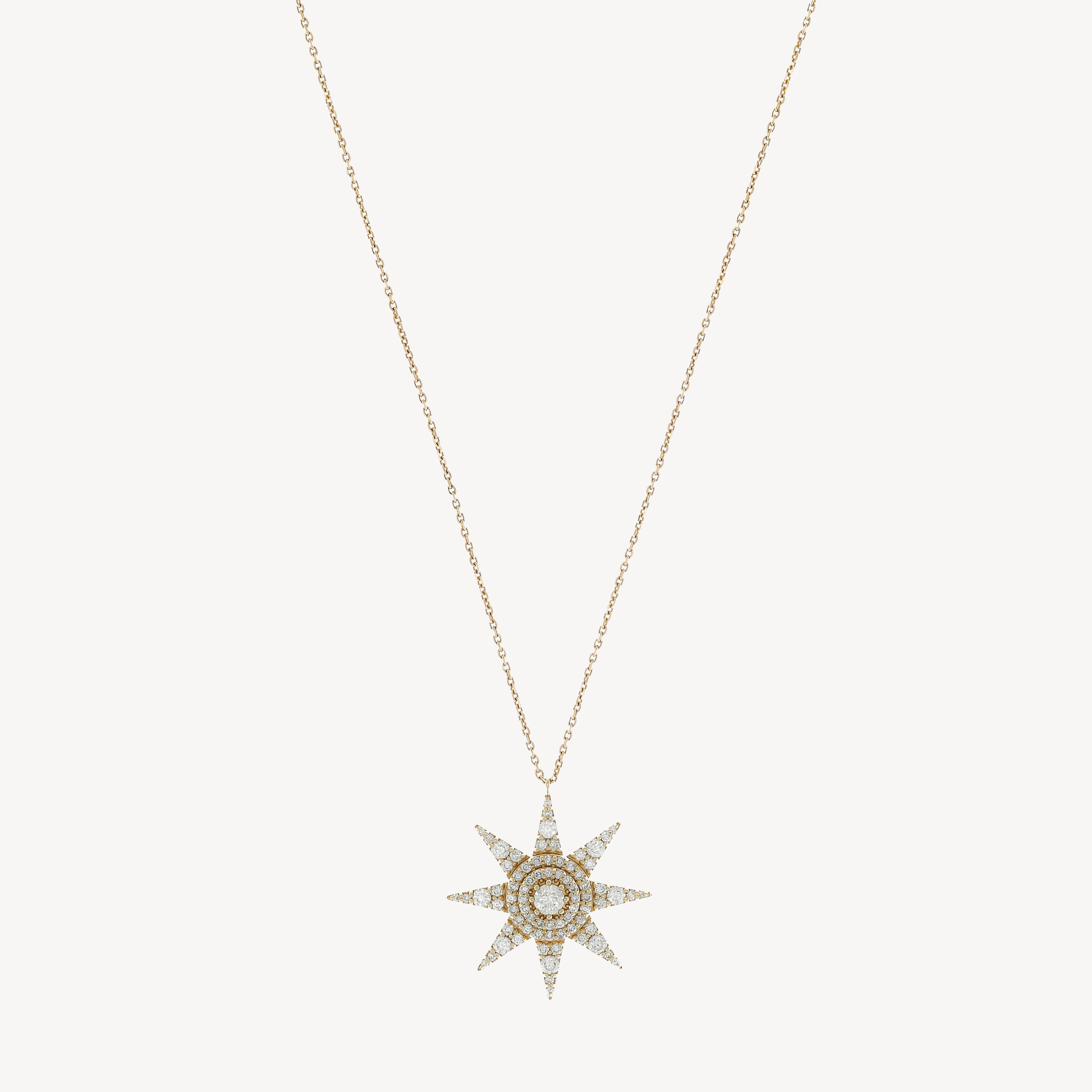 Sirius Star Diamond necklace Rose Gold