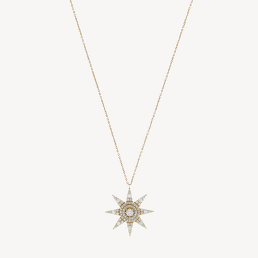 Sirius Star Diamond necklace Rose Gold