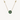 Small round malachite and diamond necklace