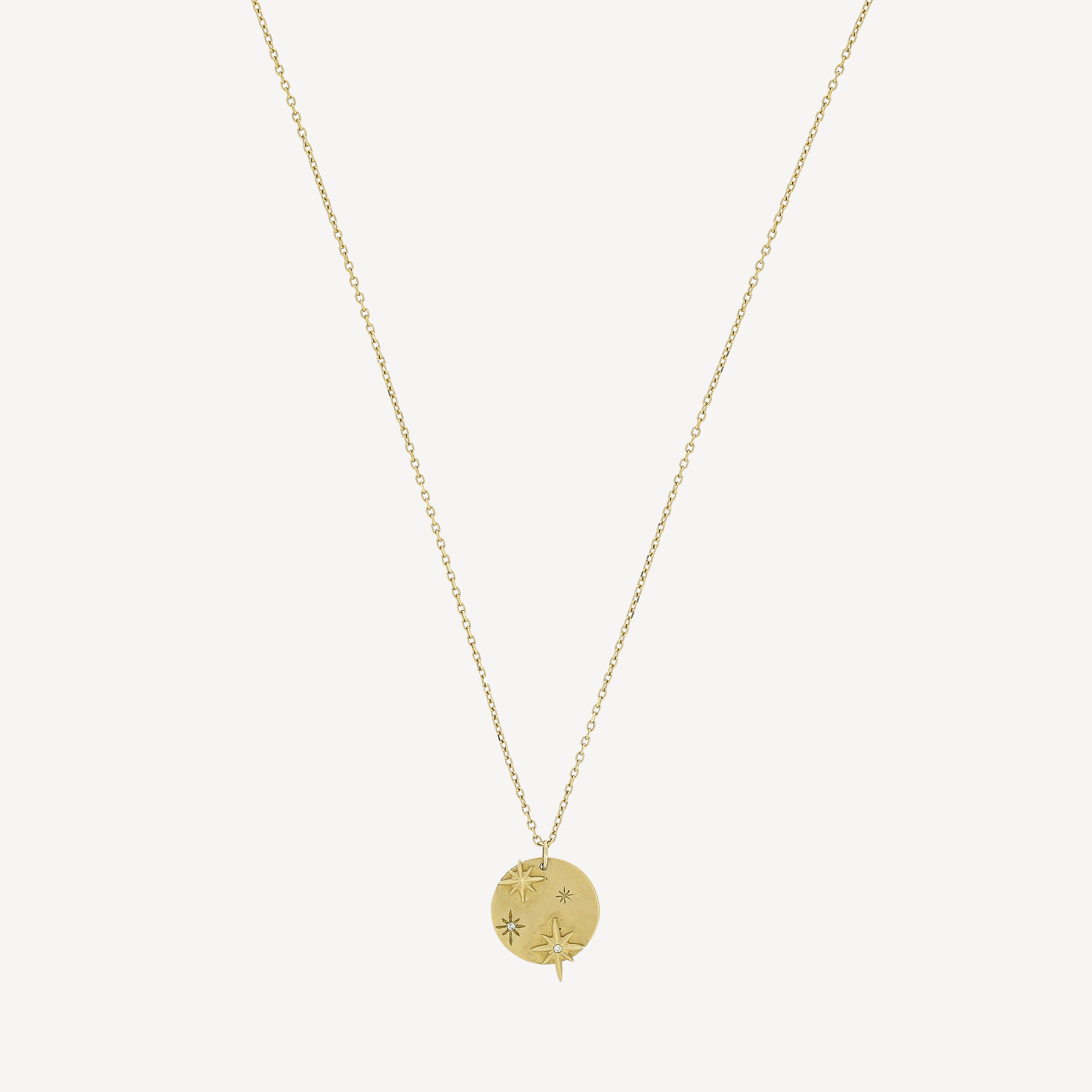 Stars and Diamonds Medal necklace