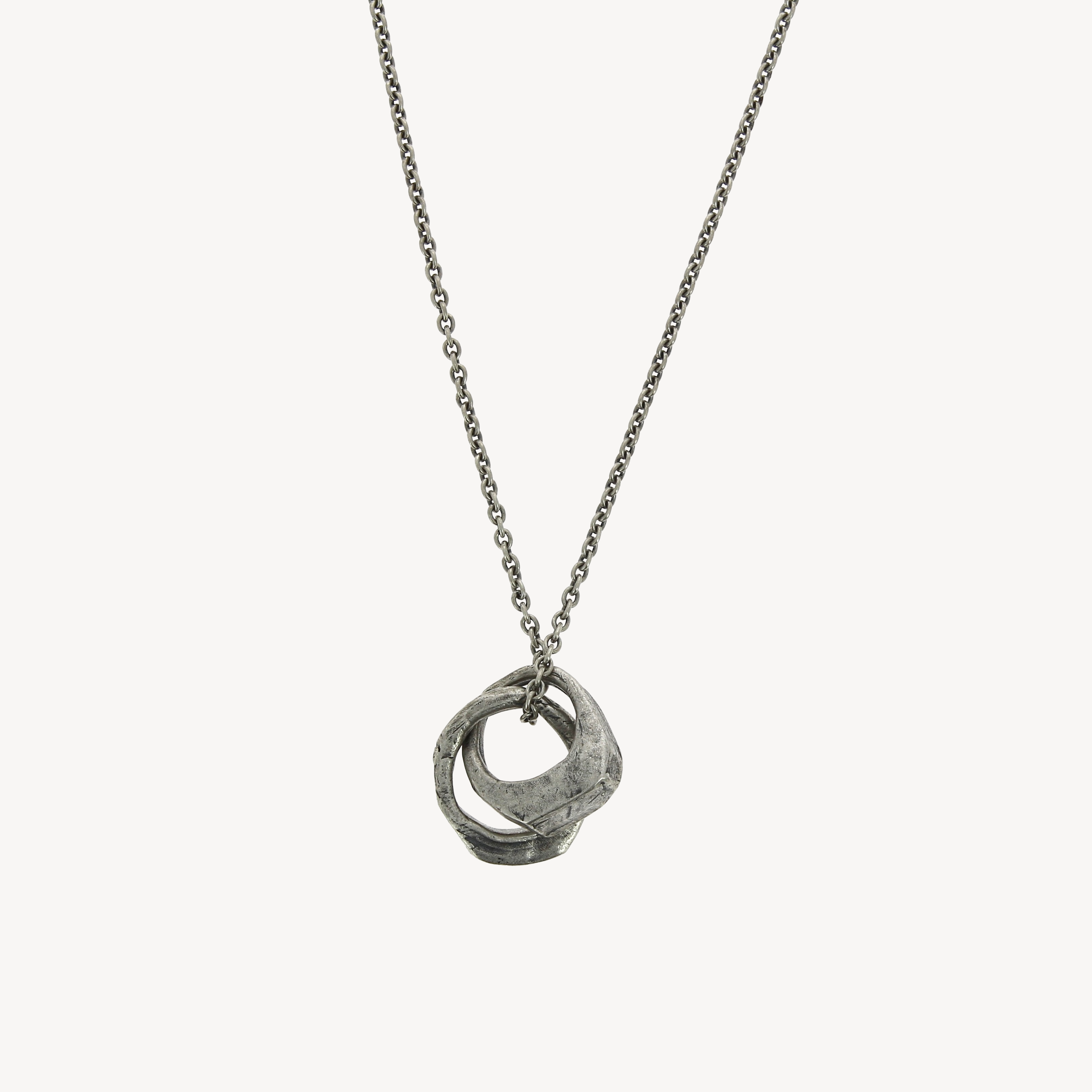 Double Ring Necklace