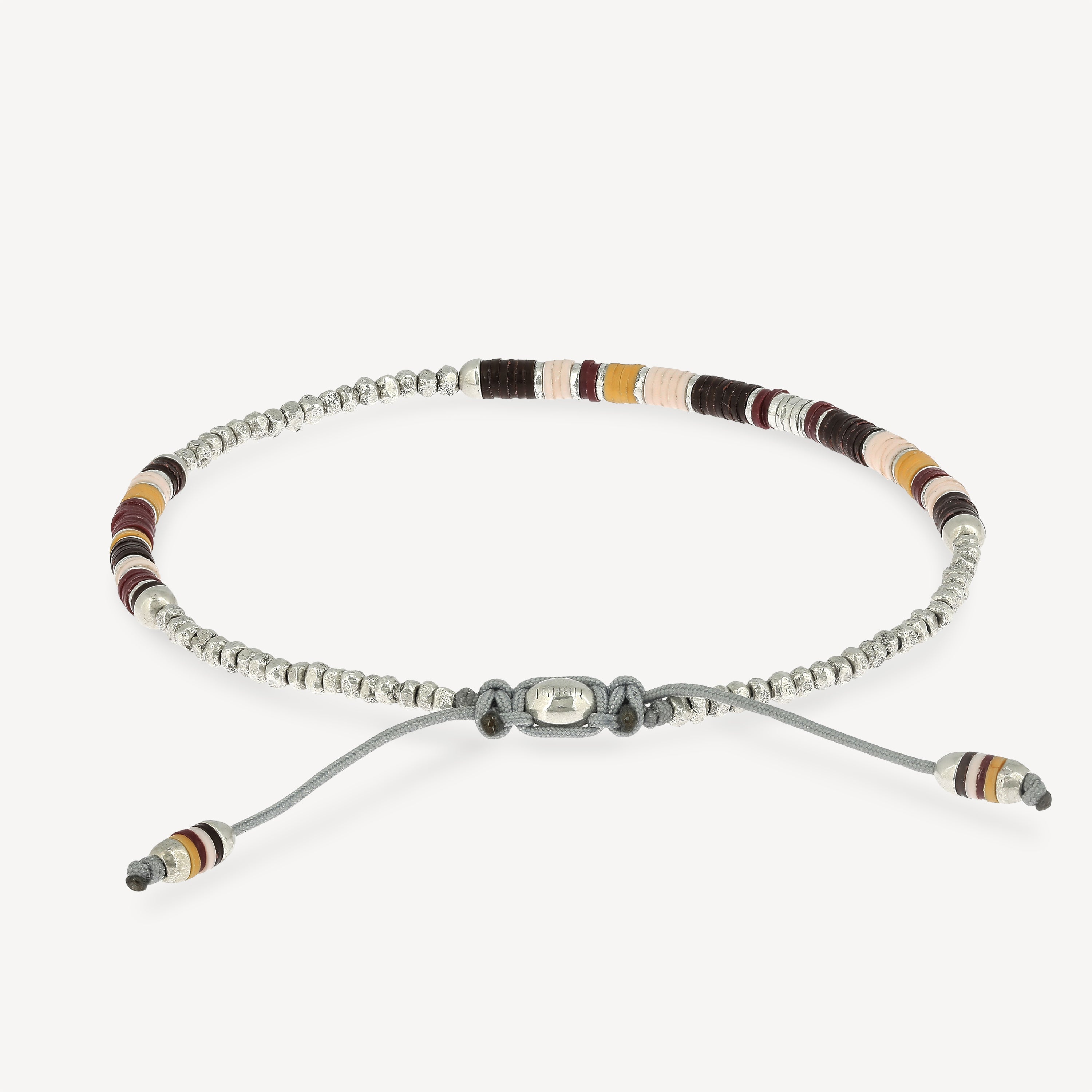 Volta 4 Bracelet Brown Pattern Beads