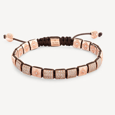 White and Brown Diamond Bracelet