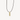 White Diamond Goldbar Necklace